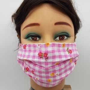 3 Homemade Fabric Face Mask Face Cover